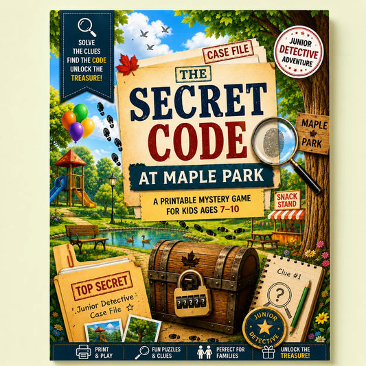 Printable Mystery Game for Kids Ages 7-10