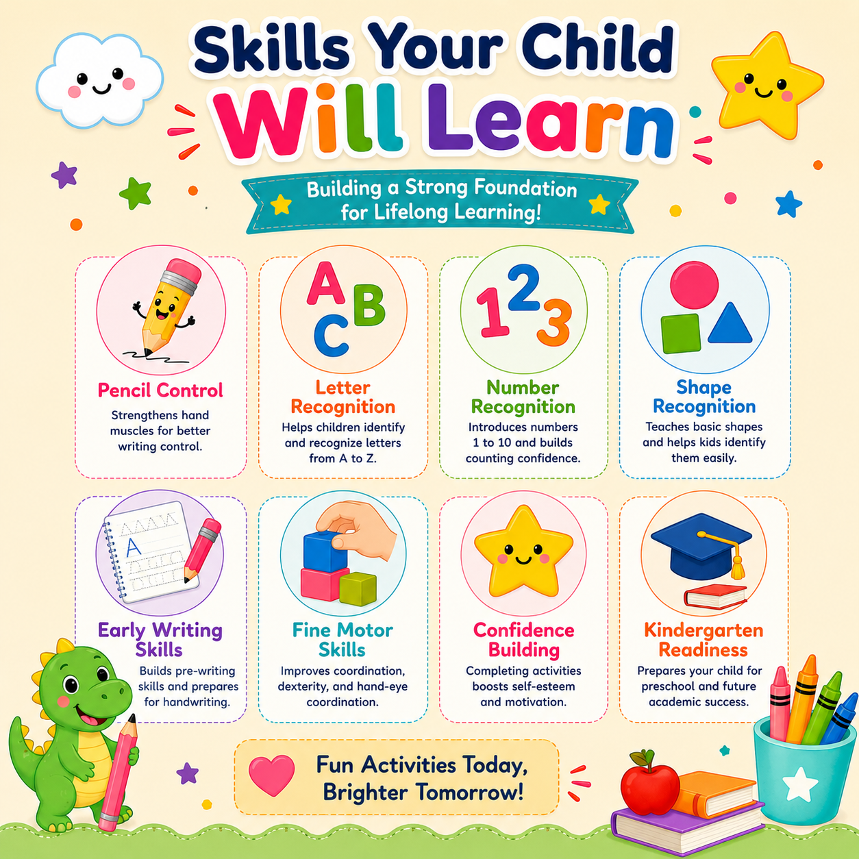 My First Tracing Workbook | Printable Activities for Ages 3–5
