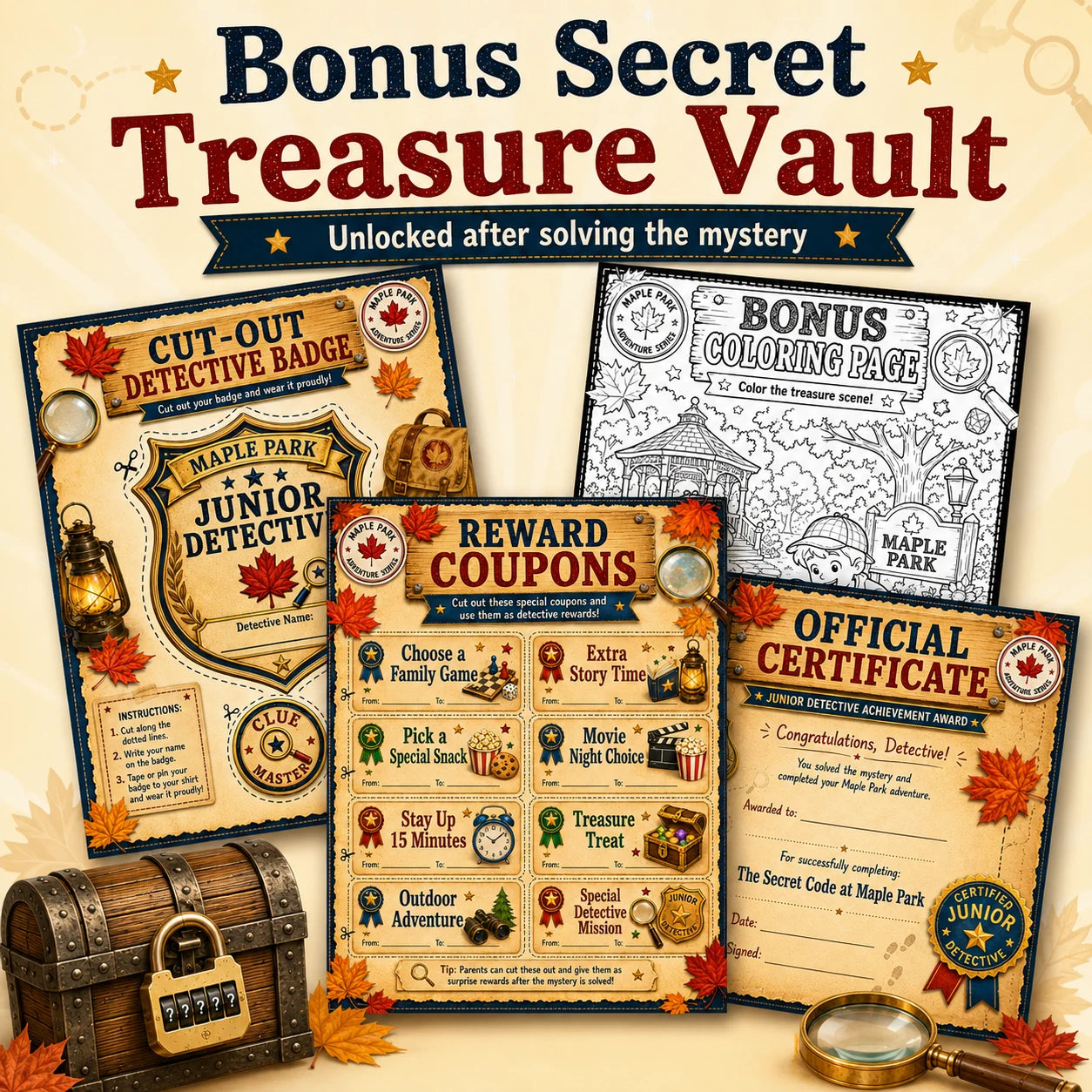 Printable Mystery Game for Kids Ages 7-10
