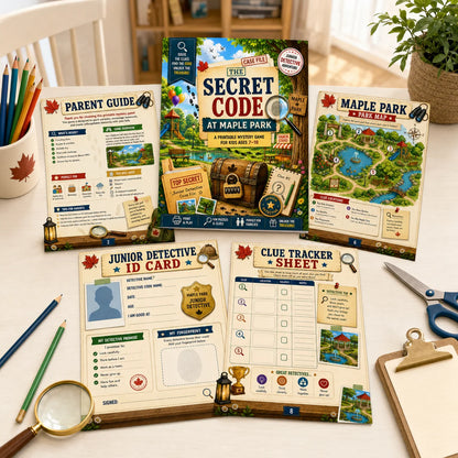 Printable Mystery Game for Kids Ages 7-10